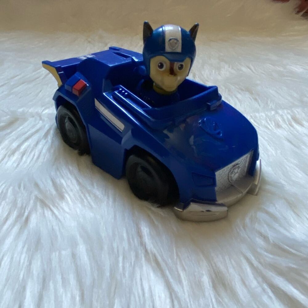 Paw Patrol Chase Police Cruiser Police Car Patroller Blue Vehicle and Figure